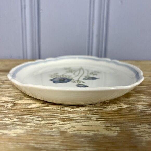 Vtg Wedgwood Glen Mist Blue Poppy Susie Cooper 9.5”Serving Platter Plate English - Picture 7 of 16